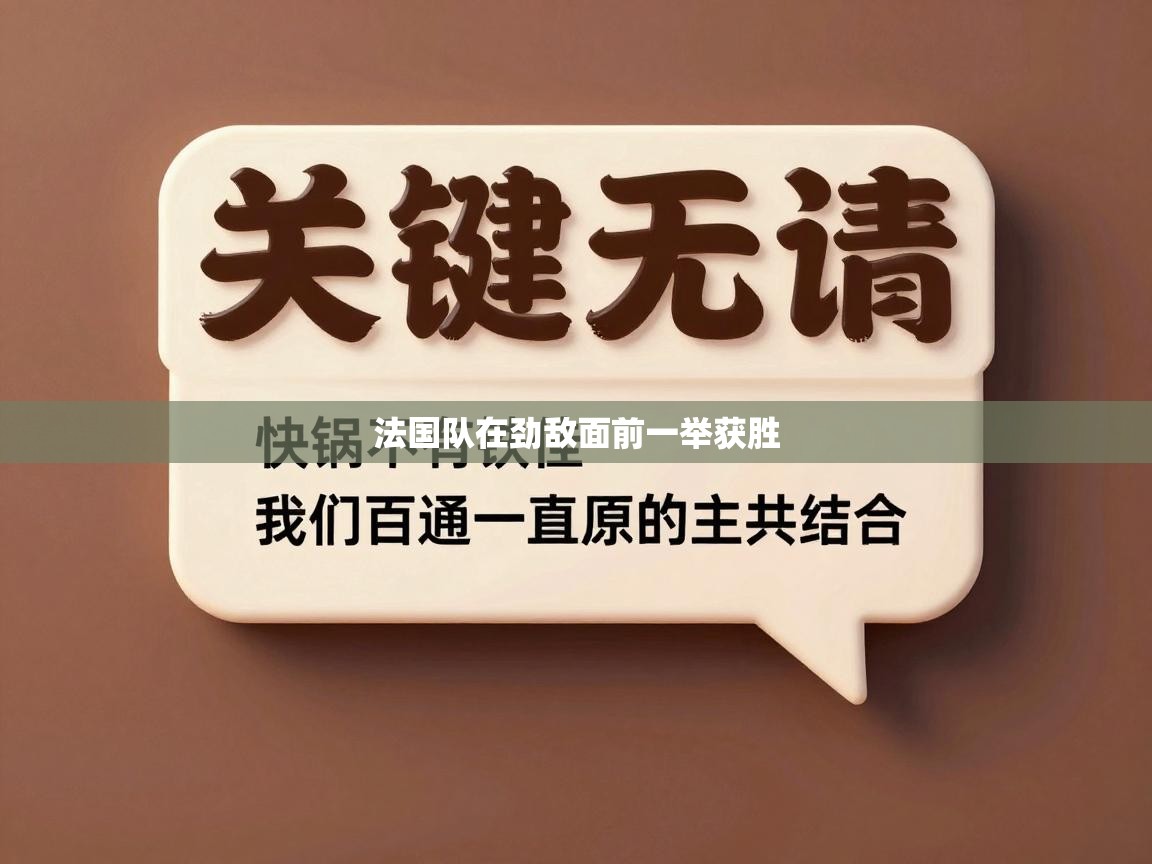 法国队在劲敌面前一举获胜